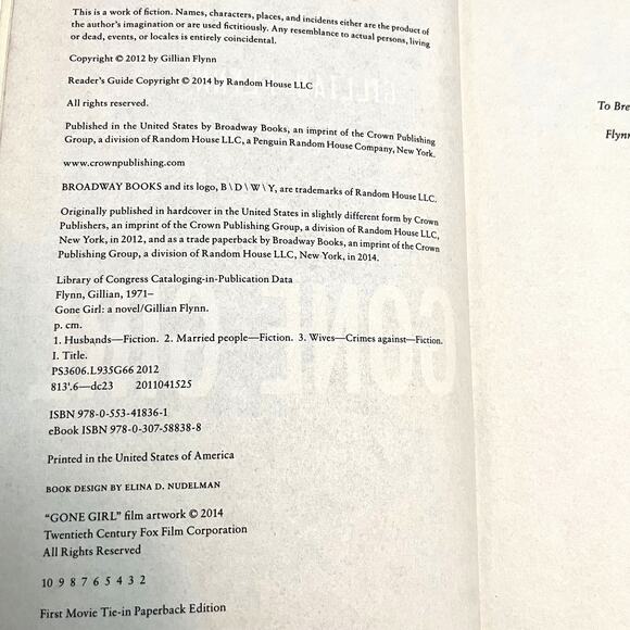 Gone Girl (Movie Tie-In Edition): A Novel -Book by Gillian Flynn - Picture 5 of 8